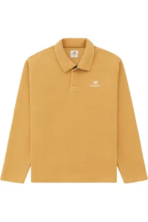 New Balance Homens Made in USA Polar Fleece Polo em , Poly Knit