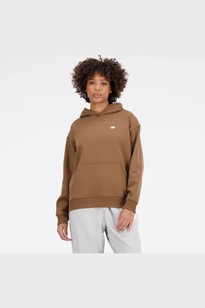 New Balance Mulheres Sport Essentials Premium Fleece Hoodie em , Cotton Fleece