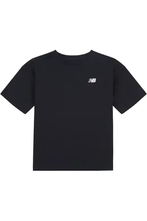 New Balance Meninas Jersey Small Logo T-Shirt em , Cotton Jersey