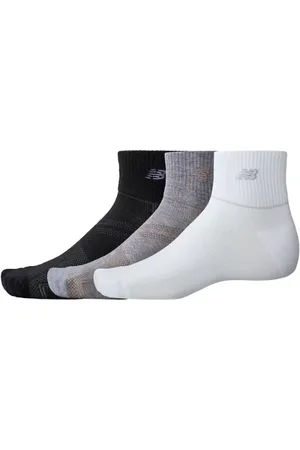 New Balance Unisex Running Repreve Ankle Socks 3 Pack em , Polyester