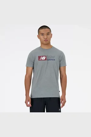 New Balance Homens Sport Essentials Heathertech Graphic T-Shirt em , Poly Knit