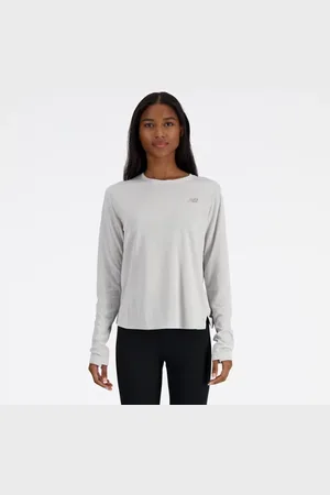 New Balance Mulheres Athletics Long Sleeve em , Tamanho L