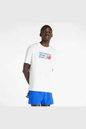 New Balance Homens Athletics Premium Relaxed Chest Logo T-Shirt em , Tamanho 2XL