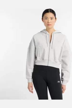 New Balance Mulheres French Terry Full Zip em , Tamanho L