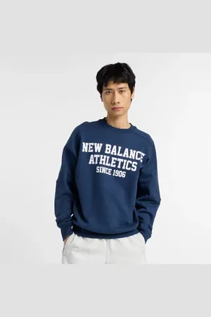 New Balance Homens Varsity French Terry Graphic Crew em , Tamanho 2XL