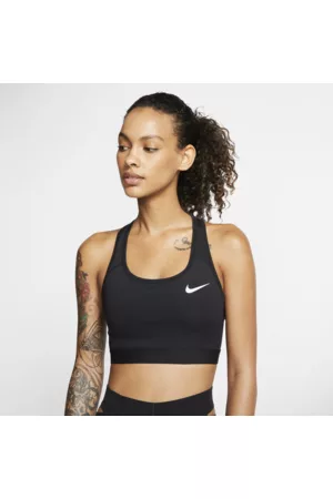 Nike Mulher Soutiens de Desporto - Sutiã de desporto sem almofadas de suporte médio Swoosh para mulher