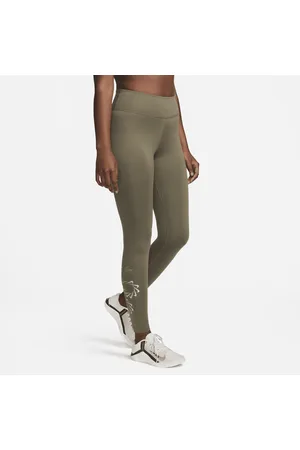 Leggings capris de cintura normal Nike One para mulher. Nike PT