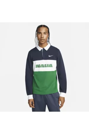 Nike Homem Pólos - Polo de skateboard de manga comprida Dri-FIT Nigéria para homem
