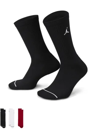 Jordan Meias de cano médio Everyday (3 pares)