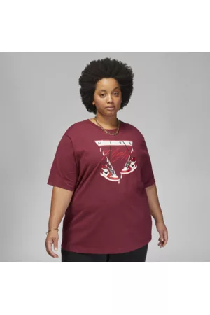 Jordan T-shirt com grafismo Flight para mulher (tamanhos grandes)