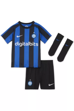Nike Equipamento de futebol principal Inter de Milão 2022/23 para bebé