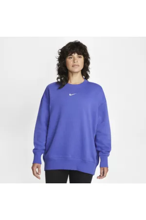 Nike Mulher Malhas De gola alta - Sweatshirt folgada de gola redonda Sportswear Phoenix Fleece para mulher