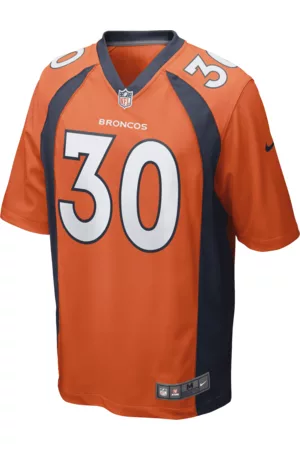 Nike Homem Camisolas sem capuz - Camisola de jogo de futebol americano NFL Denver Broncos (Phillip Lindsay) para homem