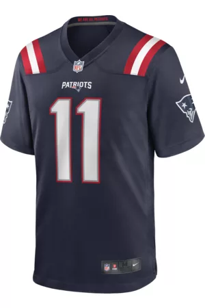 Nike Camisola de jogo de futebol americano NFL New England Patriots (Julian Edelman) para homem