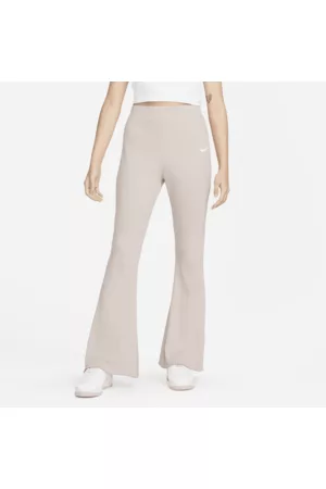 Nike Mulher Calças de fato de treino - Calças caneladas de malha Jersey de cintura subida Sportswear para mulher