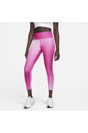 Nike Mulher Leggings - Leggings de running a 7/8 de cintura normal tingidas em gradiente com bolsos Fast para mulher