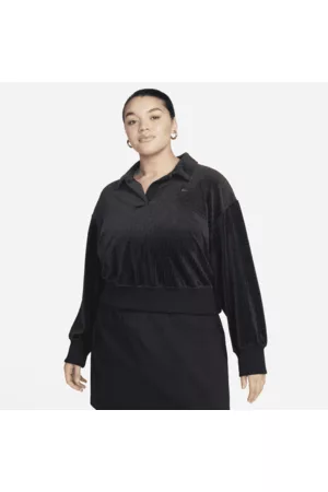 Nike Mulher Pólos - Polo aveludado Sportswear para mulher (tamanhos grandes)