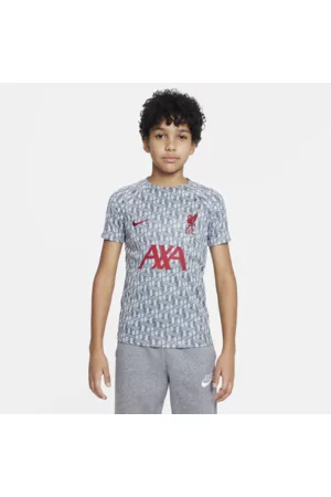 Nike Camisolas sem capuz - Camisola de futebol Dri-FIT do equipamento de aquecimento Liverpool FC Júnior