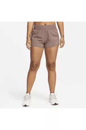 Nike Mulher Calções desportivos - Calções forrados com slips de 8 cm com cintura normal Dri-FIT One para mulher