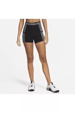 Nike Calções de treino de 8 cm com cintura subida e bolsos Pro para mulher