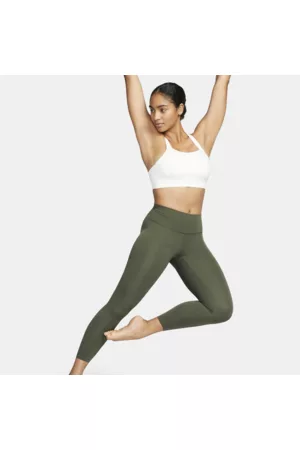 Nike Mulher Leggings - Leggings a 7/8 de cintura normal e suporte ligeiro Zenvy para mulher