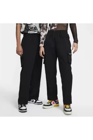 Nike Mulher Calças Cintura Subida - Calças entrançadas tipo cargo com cintura subida Sportswear Essential para mulher