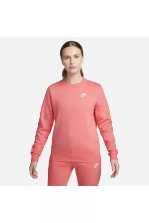 Nike Mulher Malhas De gola alta - Sweatshirt de gola redonda Sportswear Club Fleece para mulher