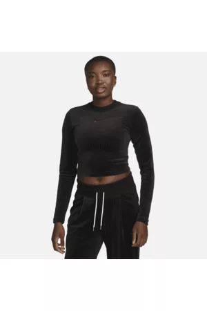 Nike Mulher Tops desportivos - Top de manga comprida em veludo Sportswear para mulher