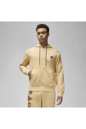 Jordan Homem Camisolas com capuz - Hoodie de lã cardada com fecho completo Flight MVP para homem