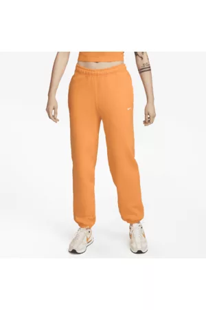 Nike Mulher Calças - Calças de lã cardada Solo Swoosh para mulher