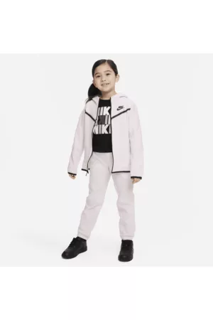 Nike Menina Casacos Polares - Conjunto de casaco e calças Sportswear Tech Fleece para criança