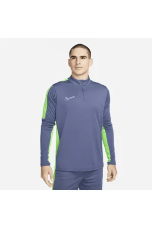 Nike Homem Camisolas sem capuz - Camisola de futebol global com fecho até meio Dri-FIT Academy para homem