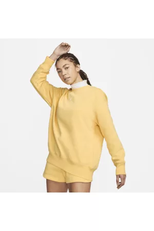 Nike Mulher Malhas De gola alta - Sweatshirt folgada de gola redonda Sportswear Phoenix Fleece para mulher