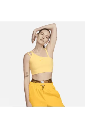Nike Mulher Tops de Cavas - Camisola sem mangas recortada e assimétrica portswear Everyday Modern para mulher