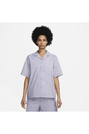 Nike Mulher T-shirts desportivas - Camisola de manga curta entrançada Sportswear Everyday Modern para mulher