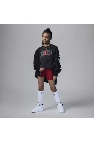 Jordan Menina Sets - Conjunto de 2 peças Air Flight Bike Shorts Set para criança