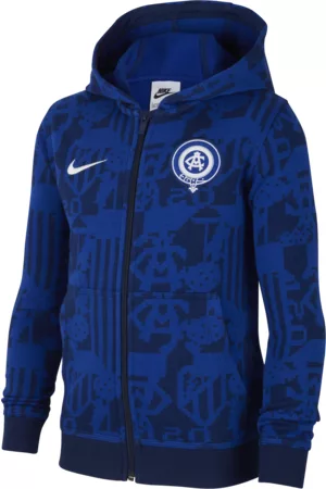 Nike Homem Camisolas com capuz - Hoodie em tecido moletão com fecho completo Atlético de Madrid Júnior (Rapaz)