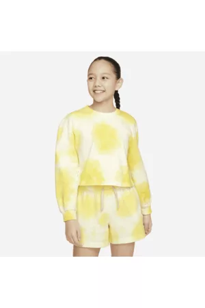 Nike Mulher Sweatshirts de Manga larga - Camisola de manga comprida com efeito lavado Sportswear Júnior (Rapariga)