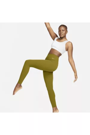 Nike Mulher Calças Cintura Subida - Leggings a 7/8 de cintura subida e suporte ligeiro Zenvy para mulher