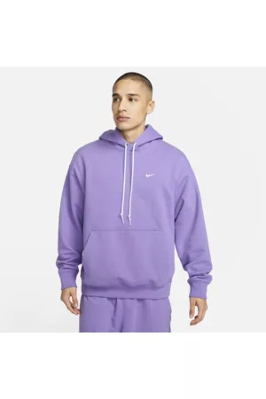 Nike Homem Pullover - Hoodie pullover em tecido moletão Solo Swoosh para homem