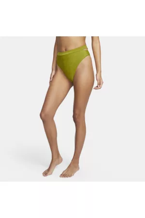 Nike Mulher Biquini de Cintura Subida - Cueca de bikini recortada de cintura subida Swim para mulher
