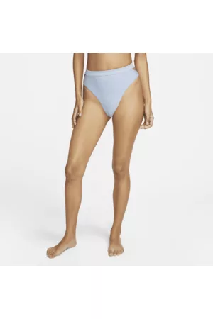Nike Mulher Biquini de Cintura Subida - Cueca de bikini recortada de cintura subida Swim para mulher