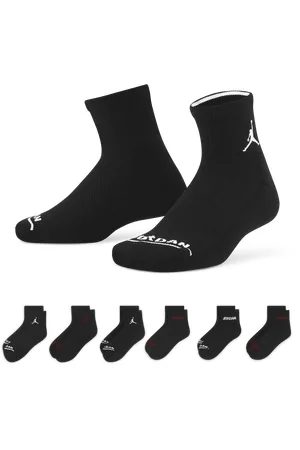 Jordan Meias pelo tornozelo para criança (6 pares)