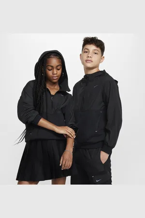 Nike Hoodie de lã cardada com fecho até meio Sportswear City Utility EasyOn Júnior