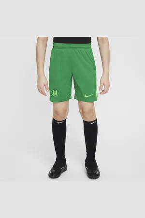 Nike Calções de futebol de réplica Dri-Fit do equipamento principal/alternativo Stadium VfL Wolfsburg 2024/25 Júnior