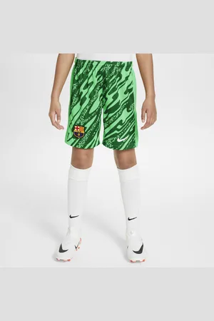 Nike Calções de futebol de réplica Dri-FIT do equipamento de guarda-redes Stadium FC Barcelona 2024/25 Júnior