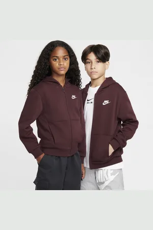 Nike Hoodie com fecho completo Sportswear Club Fleece Júnior