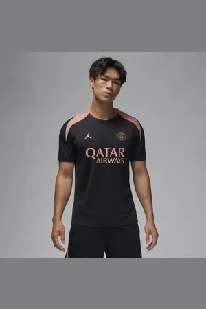 Jordan Camisola de futebol de malha de manga curta Dri-FIT do terceiro equipamento Strike Paris Saint-Germain para homem