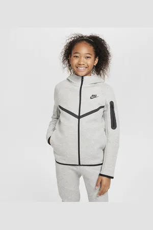 Nike Hoodie com fecho completo Sportswear Tech Fleece Júnior