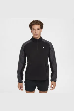 Nike Camisola de running de lã cardada com fecho a 1/4 Trail Polartec® para homem
